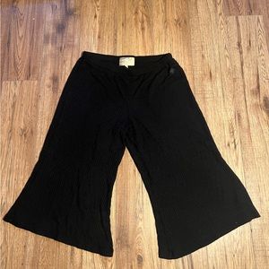 Lauren James black flared lounge pants